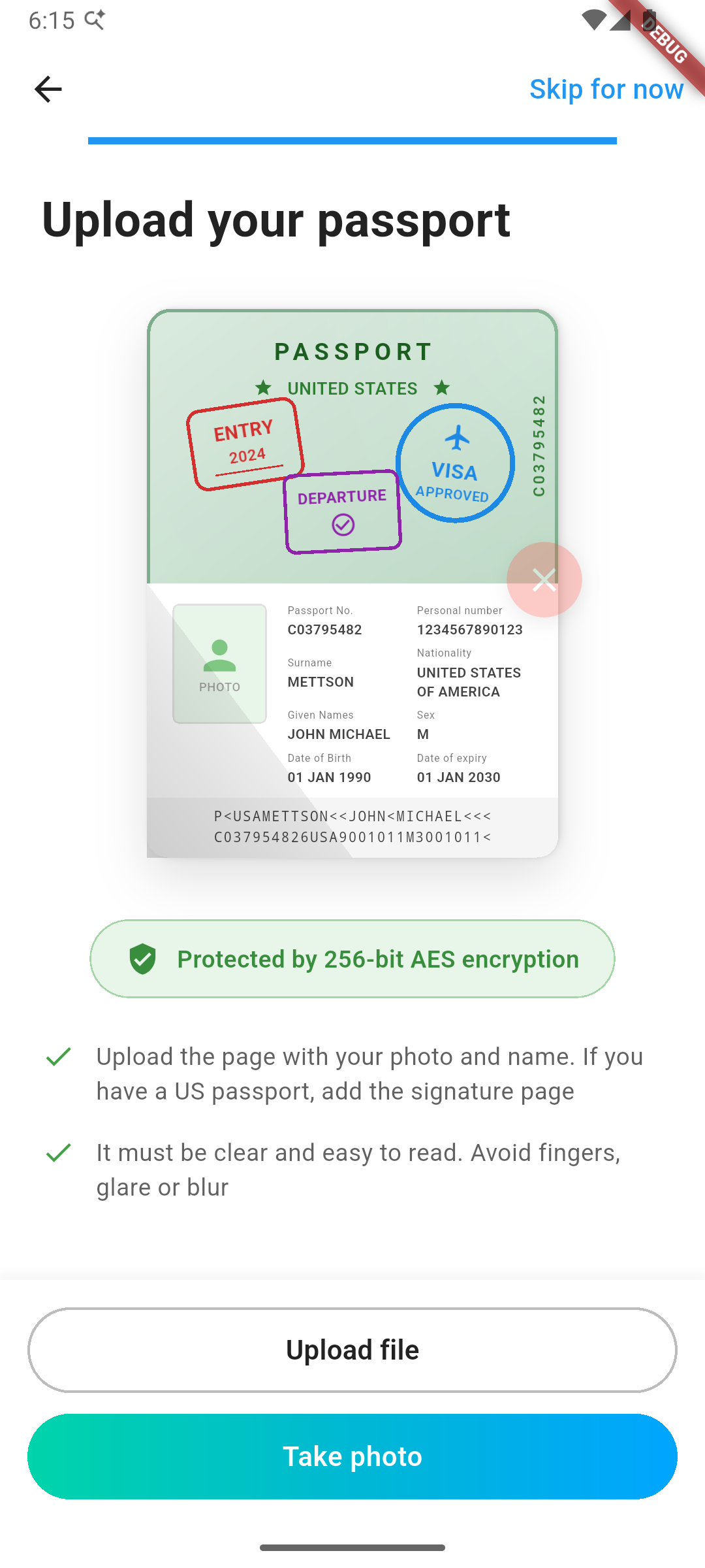 Automated passport scanning with AI-powered OCR technology